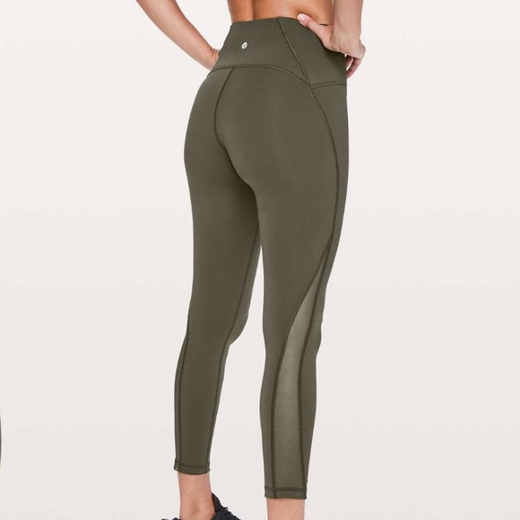 lululemon athletica Pants - Lululemon Train Times 7/8 Pant *25" Dark Olive